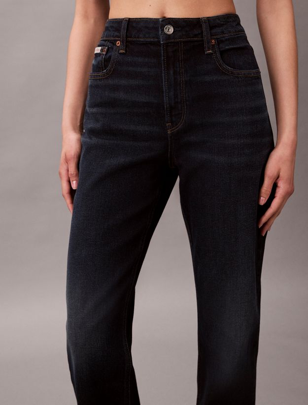 High Rise Straight Jeans