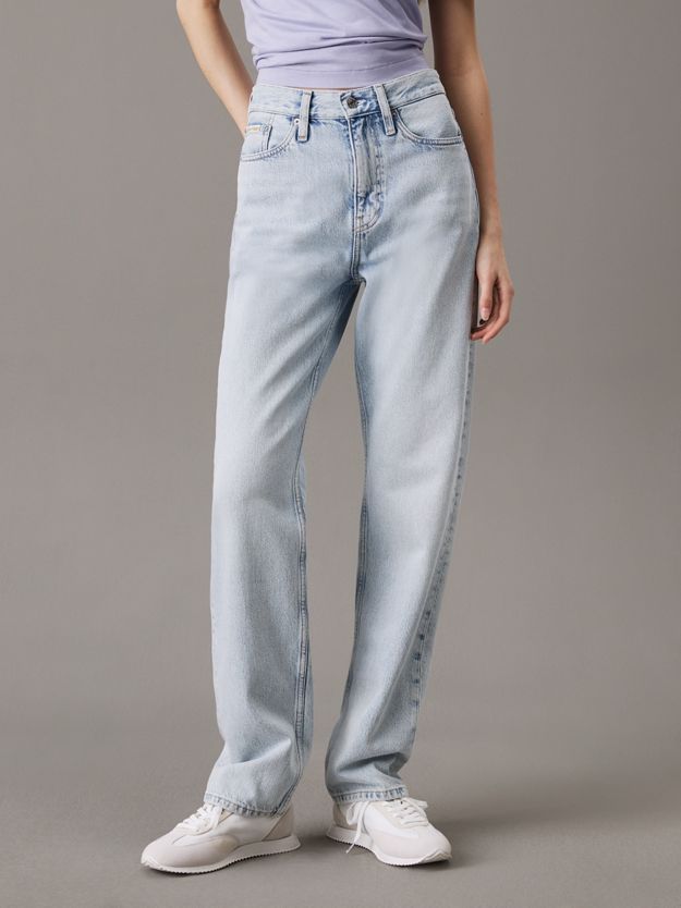 High Rise Straight Jeans