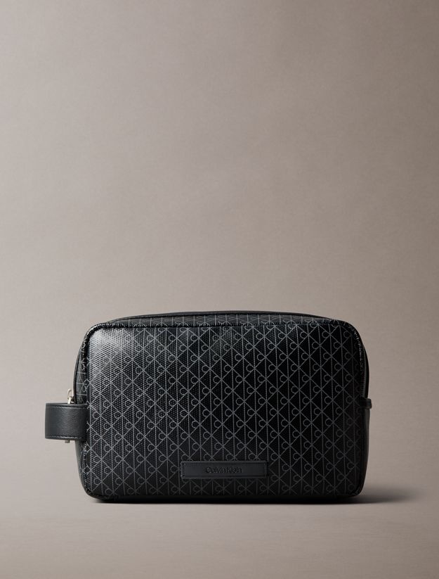 Allover Monogram Logo Zip Dopp Kit