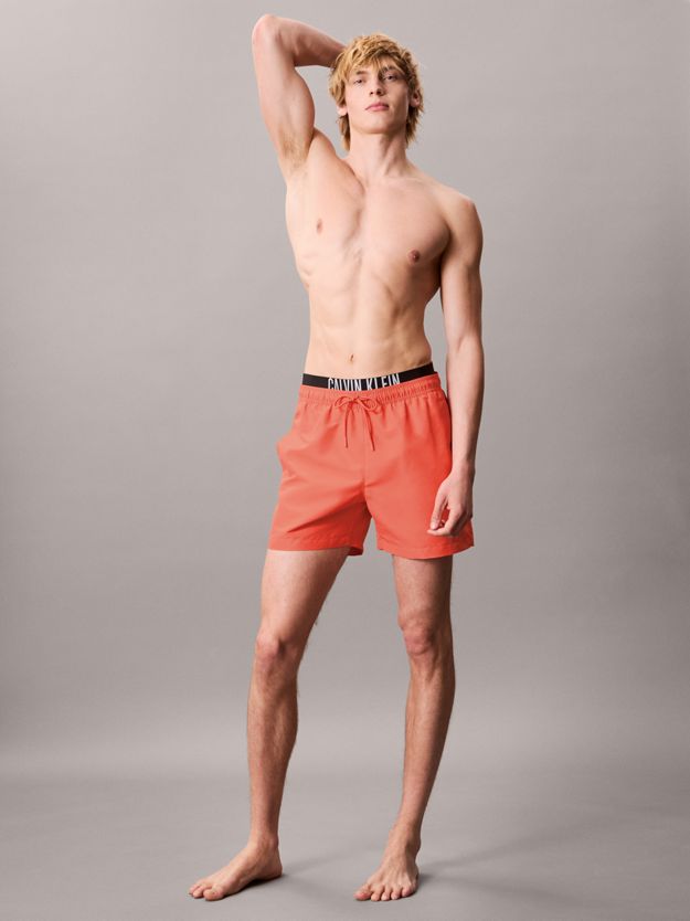 Double Waistband Swim Shorts - Intense Power