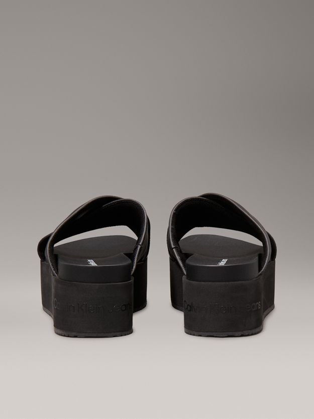 Leather Platform Sandals