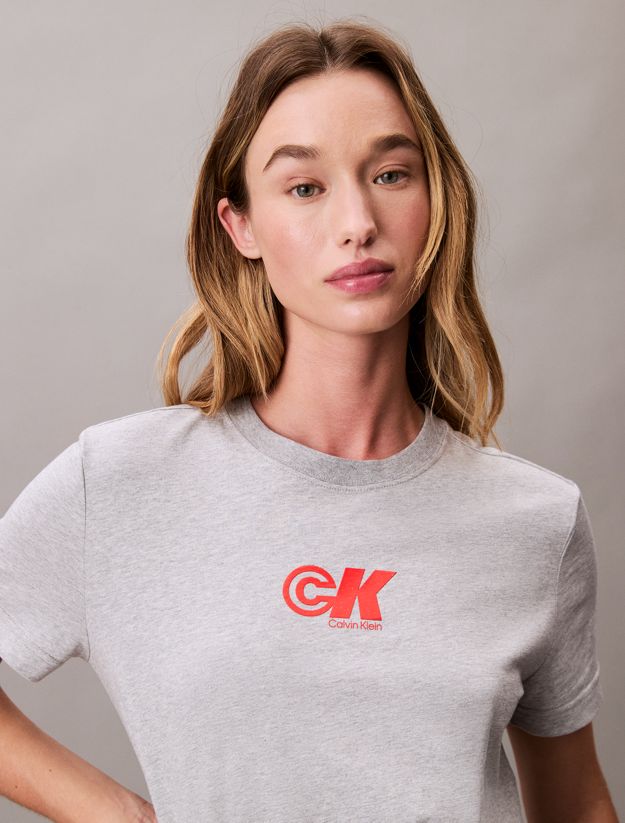 CK Logo Jersey Slim Tee