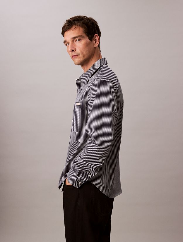 Satin Relaxed Button-Down Shirt