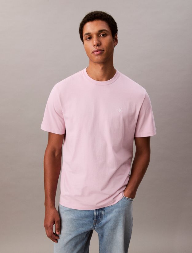 Embroidered Monogram Logo Relaxed T-Shirt