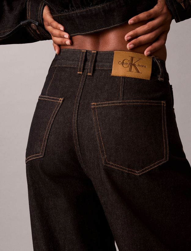 High Rise Barrel Jeans