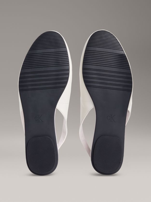 Leather Slingback Ballerinas