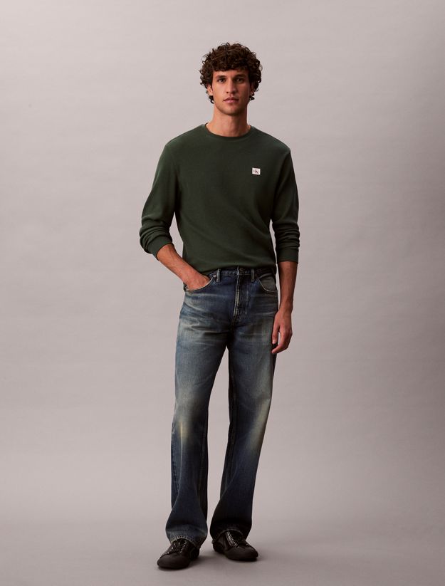 Long Sleeve Waffle T-shirt