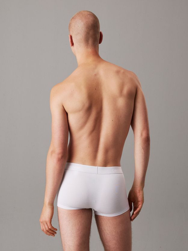 3 Pack Low Rise Trunks - Icon Cotton Stretch