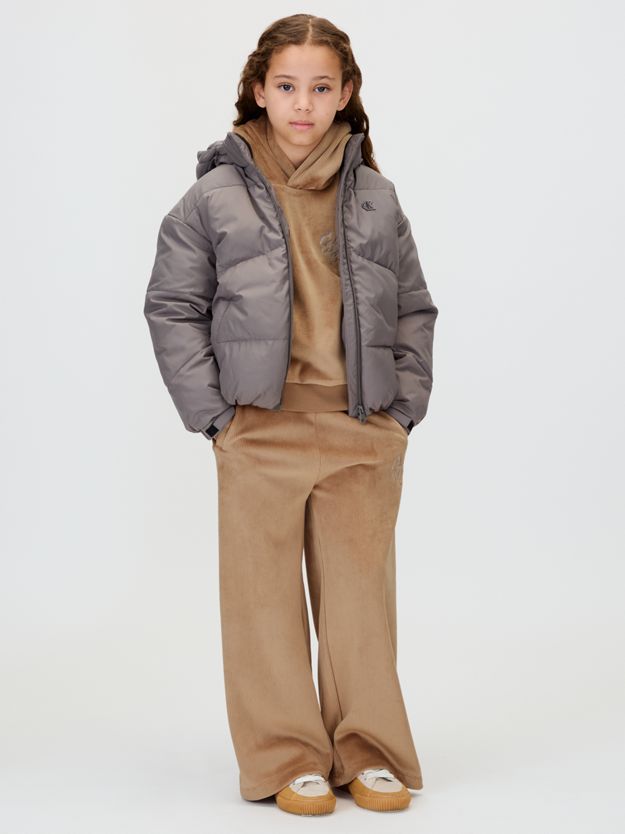 Velvet Feece Ribbed Tracksuit