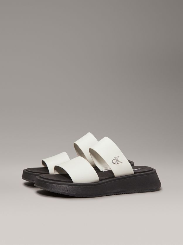 Leather Platform Sandals