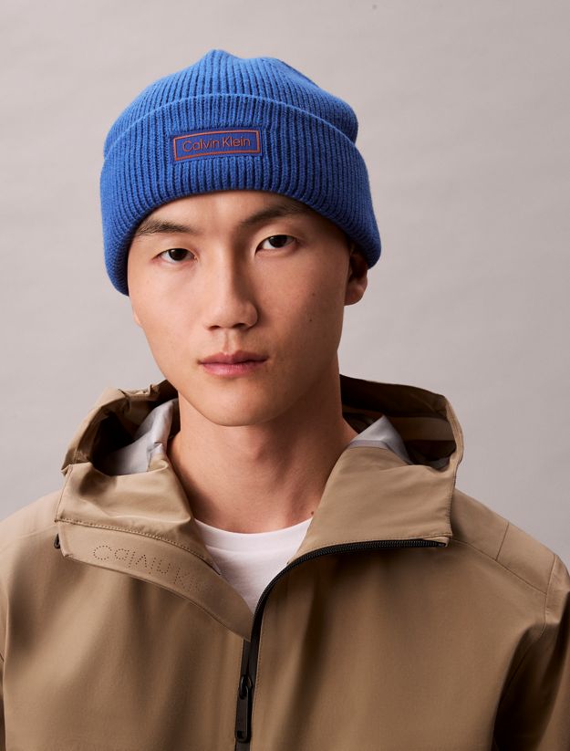 Wool Cashmere Blend Fisherman Beanie
