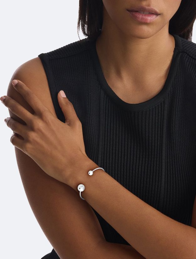 Stainless Steel Bubble Cuff Bracelet