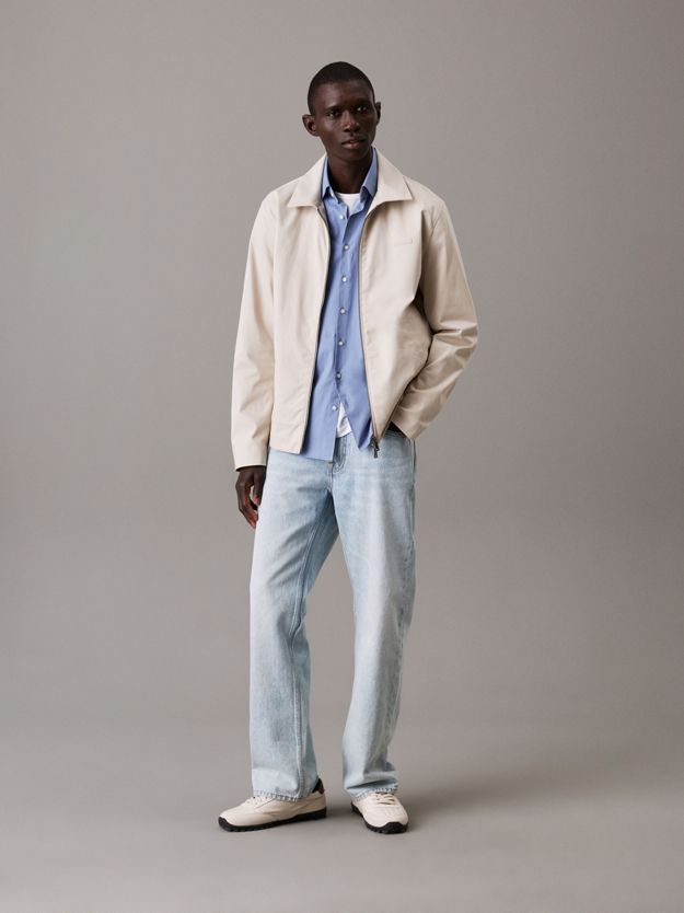 Slim Poplin Dress Shirt