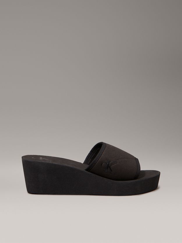Canvas Platform Wedge Sliders