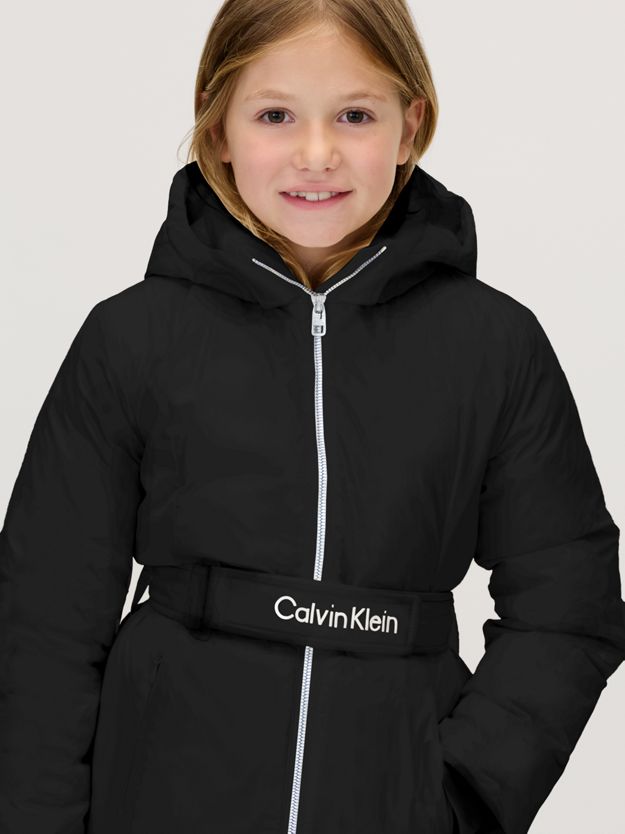 Structured Nylon Belted Jacket