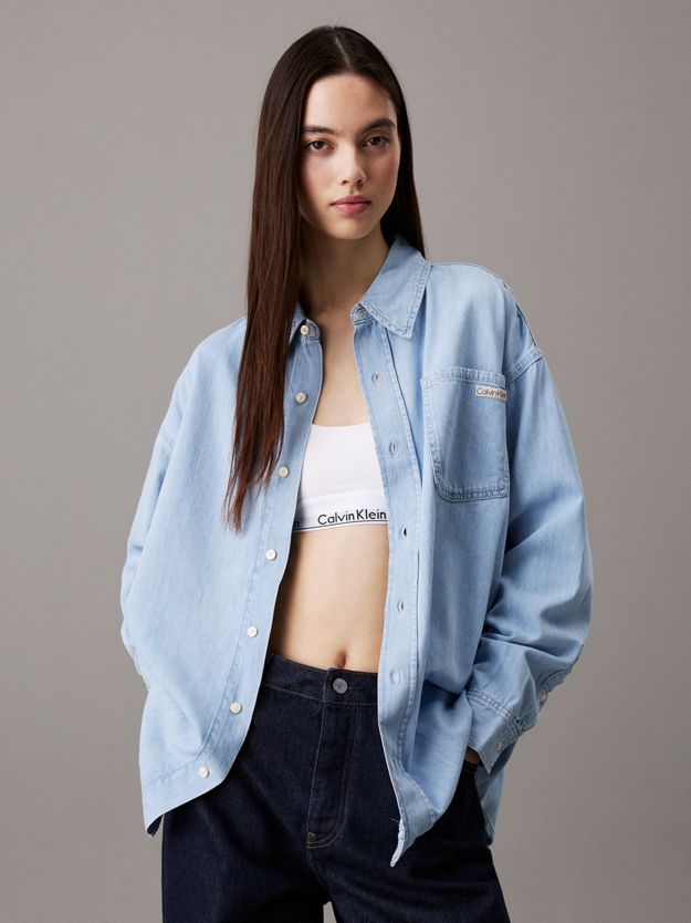 Oversized Denim Shirt