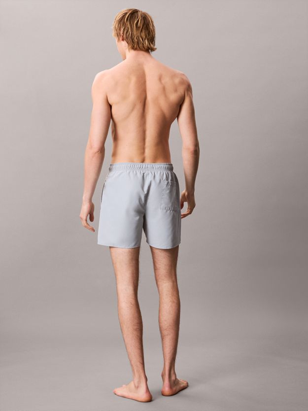 Medium Drawstring Swim Shorts - CK Monogram