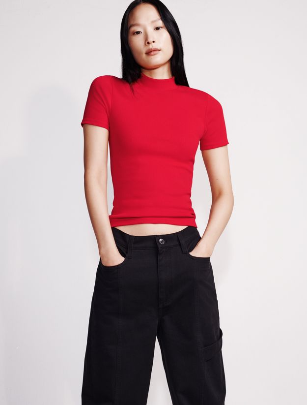 Wide Leg Cargo Trousers