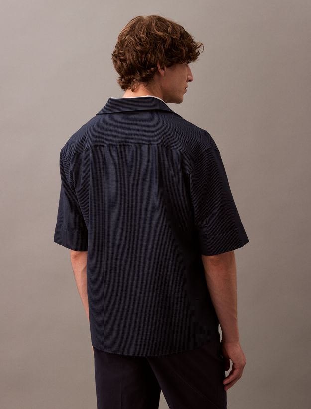 Seersucker Short Sleeve Shirt