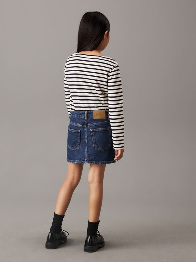 Slim Denim Mini Skirt