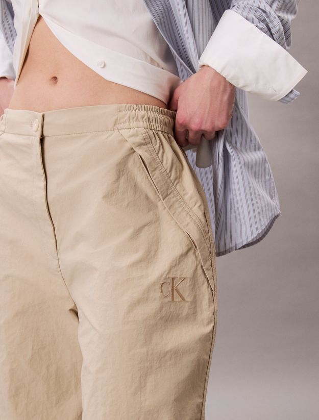 Soft Nylon Parachute Pants
