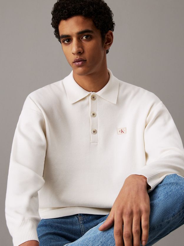 Cotton Polo Jumper