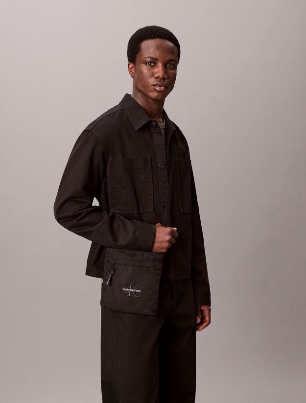 Nylon Monogram Logo Flatpack