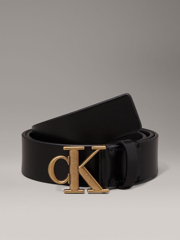 Leather Logo Belt