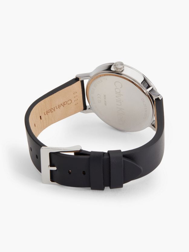 Modern Leather Strap Watch