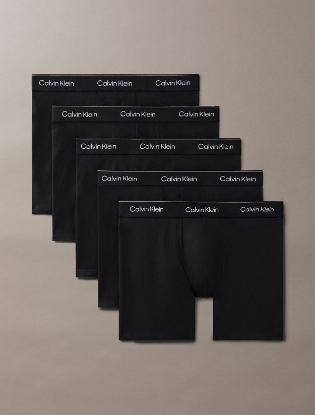 5 Pack Boxer Briefs - Icon Cotton Stretch