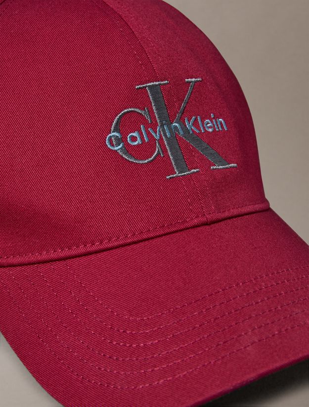 Embroidered Monogram Logo Baseball Cap