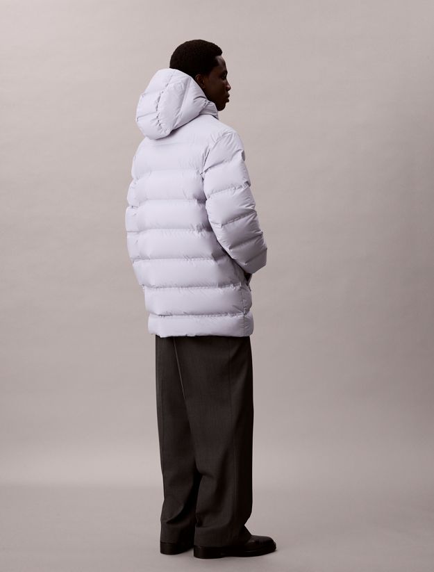 Channelled Down Puffer Coat