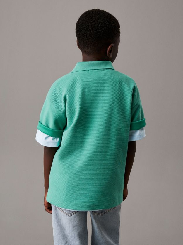 Boxy Ottoman Polo Shirt