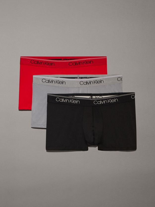 3 Pack Low Rise Trunks - Micro Stretch