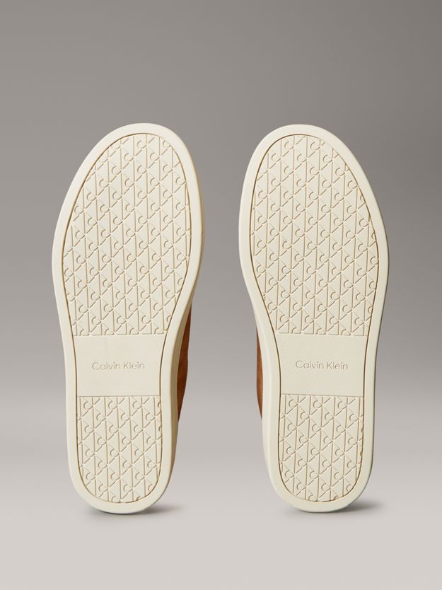 Suede Leather Flexible Sole Trainers