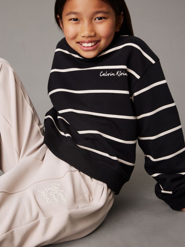 Wide Leg Logo Joggers