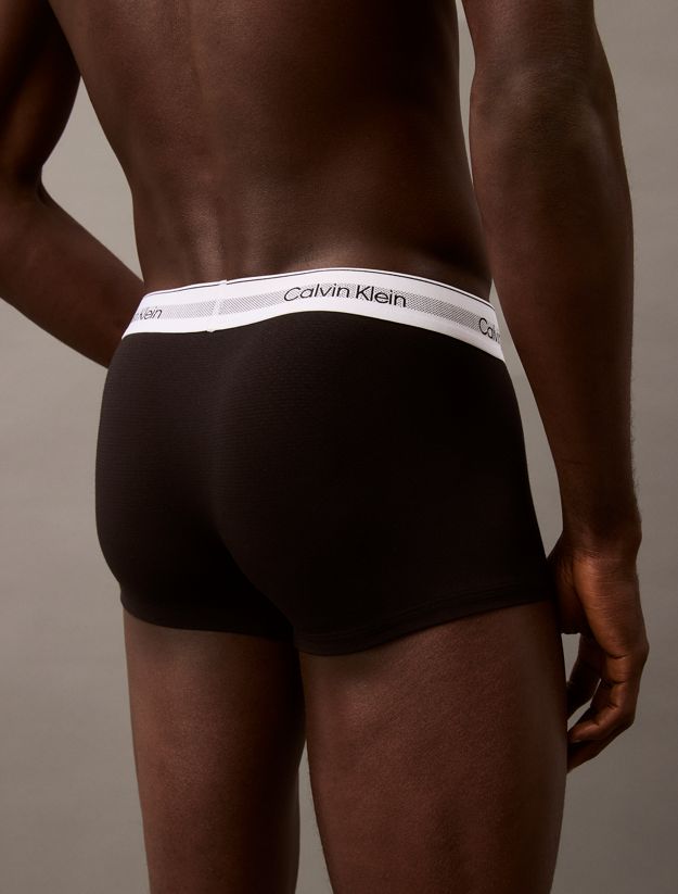 3 Pack Low Rise Trunks - Icon Modal Mesh