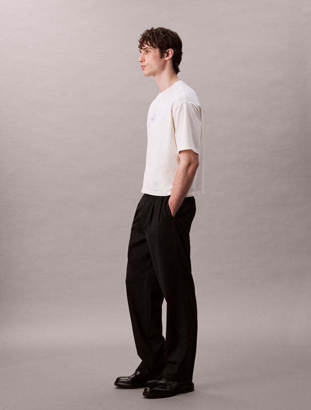 Monogram Logo Washed Relaxed Tee