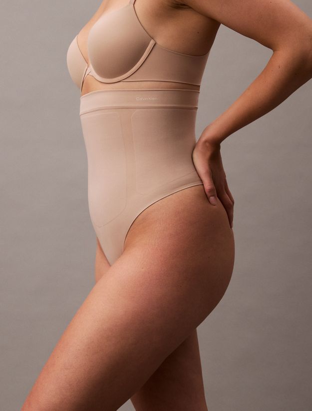High Waisted Shapewear Thong - Secure Sculpt