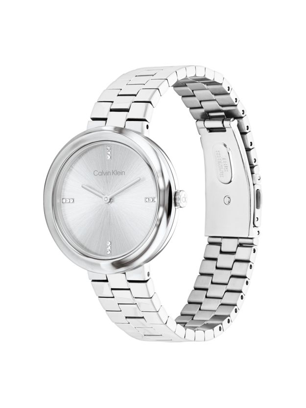 Twisted Bezel Bracelet Watch