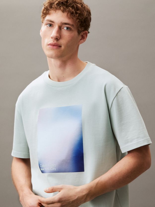 Relaxed Iridescent Print T-shirt