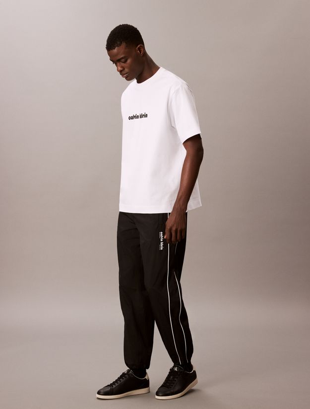 Relaxed Nylon Track Pants