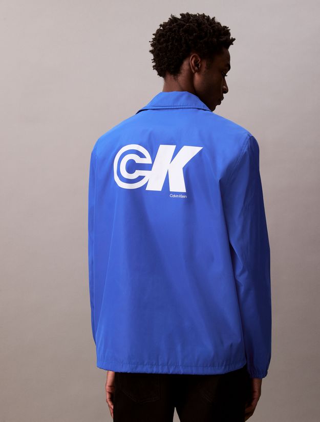 Sport Monogram Logo Coach Jacket