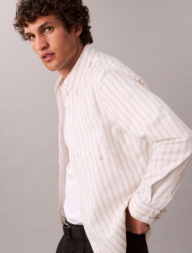 Stripe Oxford Classic Button-Down Shirt