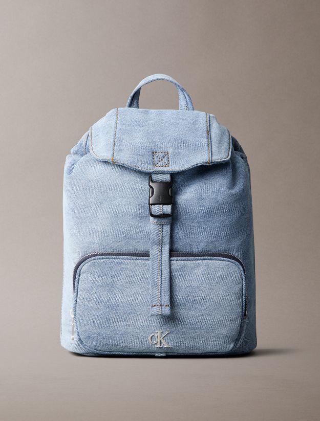 Mini Denim Backpack