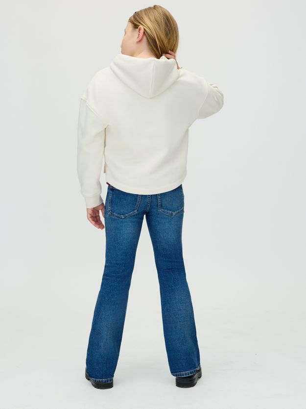 Mid Rise Flared Jeans