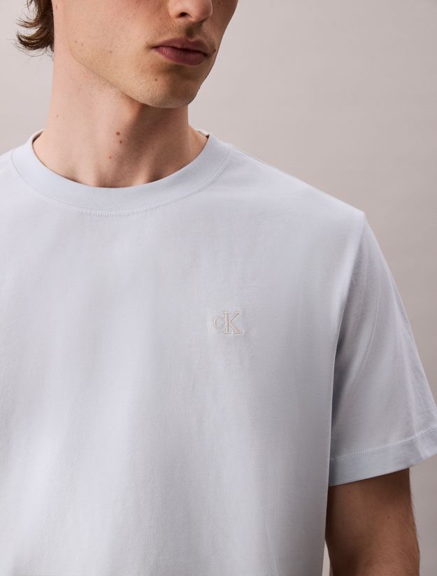 Embroidered Monogram Logo Relaxed T-Shirt