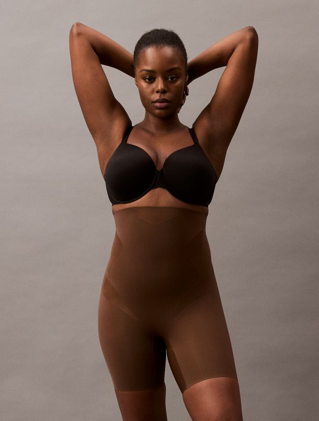 High Waisted Shapewear Shorts - Stay Put Stretch