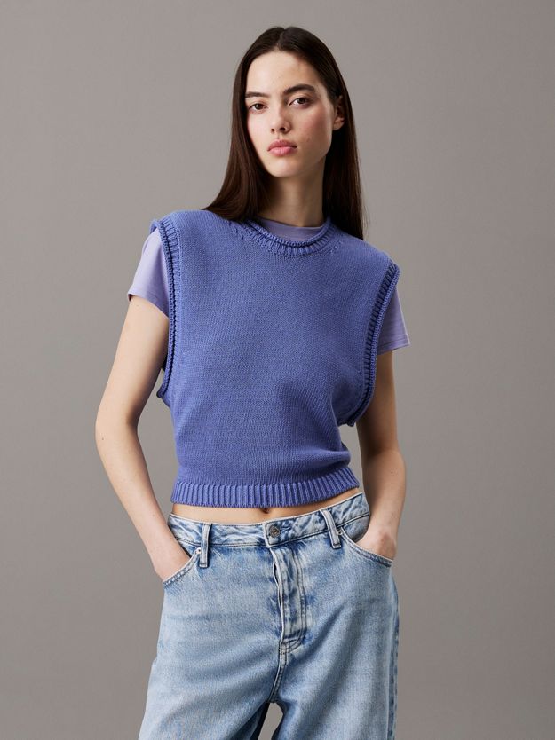Relaxed Cotton Linen Knit Top