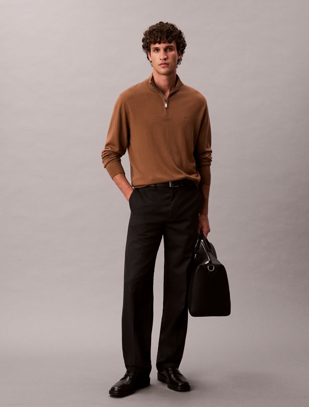 Quarter Zip Merino Jumper